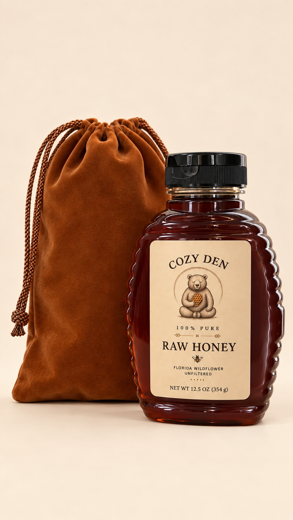 12.5 oz Raw Honey | Gift-Ready